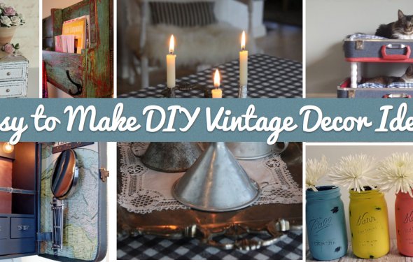 25+ Easy to Make DIY Vintage