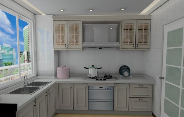 3D Kitchen Cabinet Design