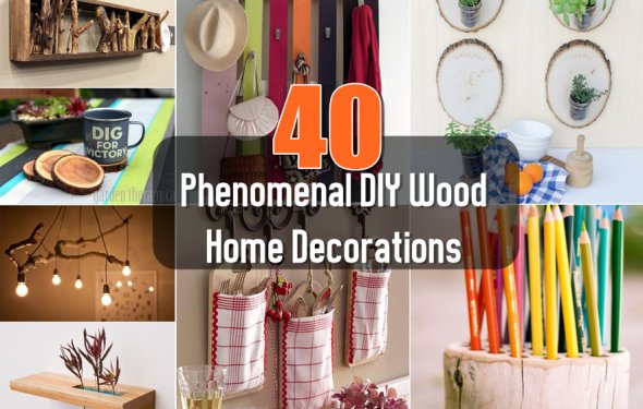 40 Phenomenal DIY Wood Home