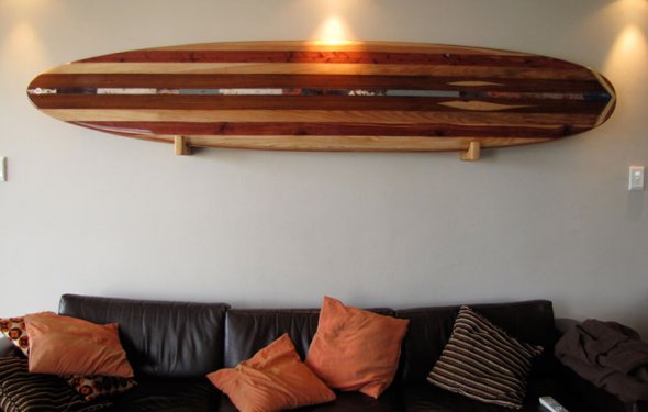 Nautical Surfboard Wall