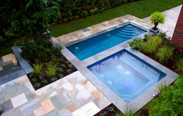 Elegant Small Inground Pool