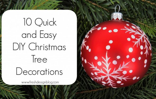 Quick and easy Christmas tree