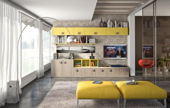 Modern Living Room Wall Units