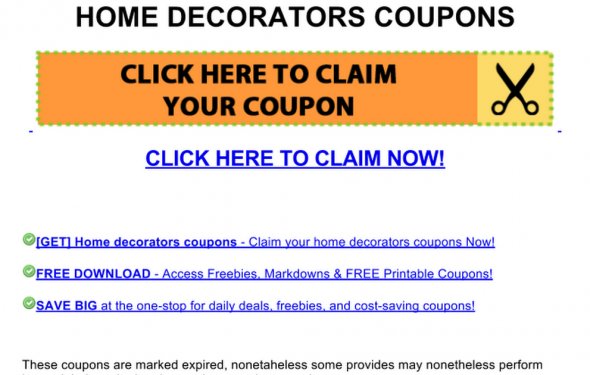 Home decorators coupons