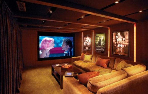 Home theater decorating ideas: