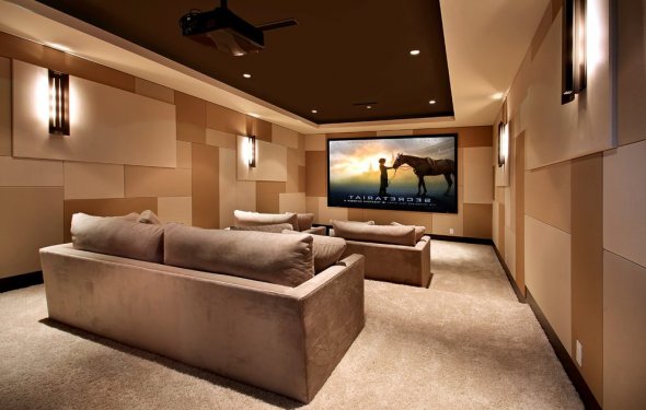 Home theater wall decor home