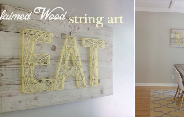 Reclaimed Wood String Art