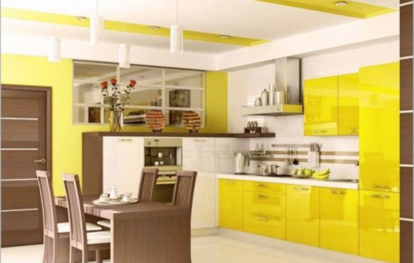 Yellow Kitchen Designs