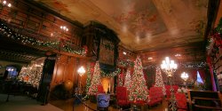 Biltmore House Christmas Library