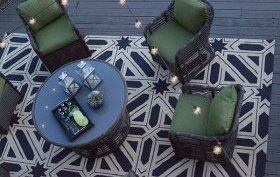 Deck designing Tips: coloring And String Lights