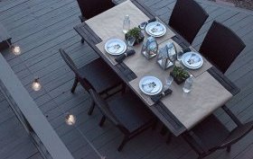 Deck designing Tips: color and String Lights