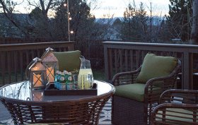 Deck designing a few ideas: color And String Lights