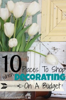decorating on a budget tips
