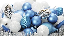 Frost-Colored Christmas time Bulbs