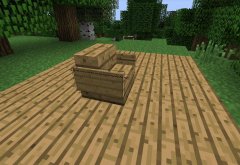 steps to make Furniture in Minecraft