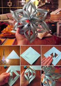 How To Make Paper Snowflakes