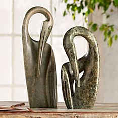 Shona Crane Sculptures