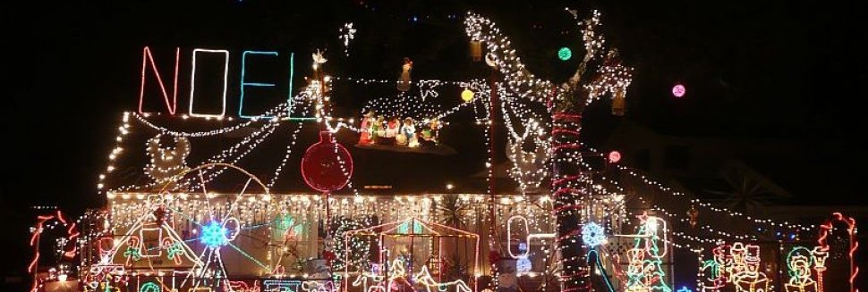 BEST Christmas decorated houses