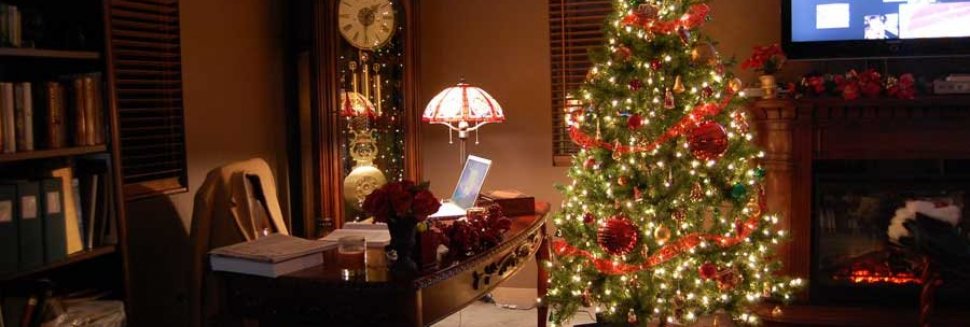 Christmas decorations in homes