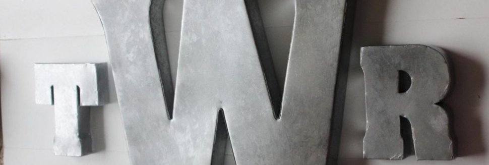 Metal Wall Letters Home Decor