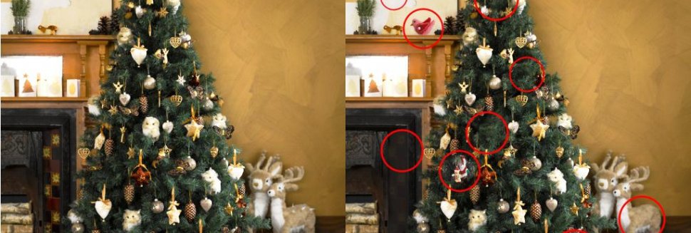 Trim a home Christmas decorations
