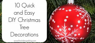 Christmas tree decorations to make at home