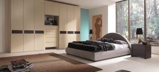 Interior design of bedroom furniture