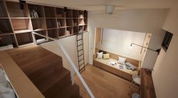 Tiny Loft In Taipei is filled with Clever Spatial Systems