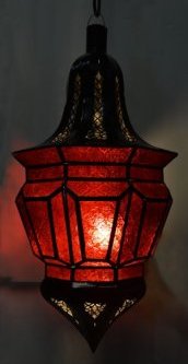 X-Large Moroccan Lanterns Red